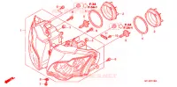 PHARE pour Honda CBR 1000 RR FIREBLADE de 2009