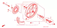 ROUE AVANT pour Honda CBR 125 de 2009