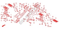REPOSE PIED pour Honda CBF 1000 F ABS 98HP de 2010
