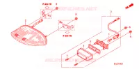 FEU ARRIERE pour Honda CBF 1000 F ABS de 2010