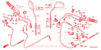 LEVIER DE GUIDON   CABLE   COMMODO pour Honda ZOOMER 50 de 2004