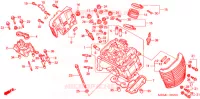 CULASSE (AVANT) pour Honda SHADOW VT 750 de 2001