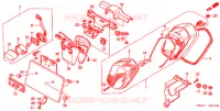 FEU ARRIERE  pour Honda SHADOW VT 750 de 2001