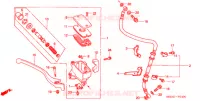 MAITRE CYLINDRE DE FREIN AVANT pour Honda SHADOW VT 750 de 2001