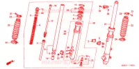 FOURCHE pour Honda XR 650 de 2005