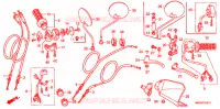 LEVIER DE GUIDON   CABLE   COMMODO (DK/ED/U) pour Honda XR 650 de 2005