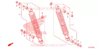 AMORTISSEUR ARRIERE pour Honda CBF 125 de 2012