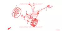 ALTERNATEUR pour Honda CBF 125 de 2012