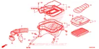 FILTRE A AIR pour Honda CBF 160 UNICORN de 2016