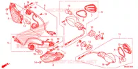 CLIGNOTANT pour Honda CBR 1000 WHITE de 2016