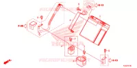 BATTERIE pour Honda CBR 250 R ABS de 2016