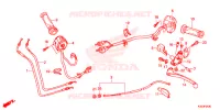 LEVIER DE GUIDON   CABLE   COMMODO pour Honda CBR 250 R ABS de 2016