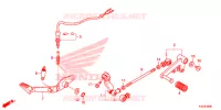PEDALE pour Honda CBR 250 R ABS de 2016