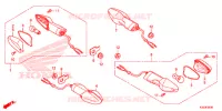 CLIGNOTANT pour Honda CBR 250 R de 2016