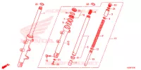 FOURCHE pour Honda CBR 250 R de 2016