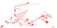 PEDALE pour Honda CBR 250 R de 2016