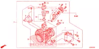 CORPS DE PAPILLON pour Honda CBR 300 ABS REPSOL de 2016
