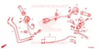 LEVIER DE GUIDON   CABLE   COMMODO pour Honda CBR 300 ABS REPSOL de 2016