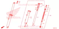 FOURCHE pour Honda CB1 125 de 2015