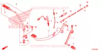 PEDALE   KICK pour Honda CB1 125 RUEDA CON RAIOS LA de 2015