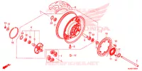 ROUE ARRIERE pour Honda CTX 1300 ABS de 2015