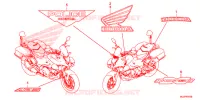AUTOCOLLANTS pour Honda NC 750 POLICE de 2016