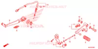 PEDALE pour Honda NC 750 S ABS de 2016