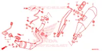 SILENCIEUX D'ECHAPPEMENT pour Honda NC 750 S ABS de 2016