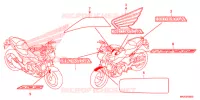 AUTOCOLLANTS pour Honda NC 750 S ABS de 2016