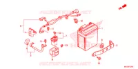BATTERIE pour Honda NX4 FALCON 400 Fi de 2014