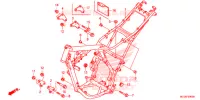 CADRE pour Honda NX4 FALCON 400 Fi de 2014
