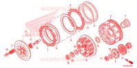 EMBRAYAGE pour Honda NX4 FALCON 400 Fi de 2014
