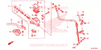 MAITRE CYLINDRE DE FREIN AVANT pour Honda NX4 FALCON 400 Fi de 2014