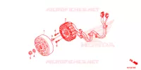 ROTOR   STATOR pour Honda SH 125 SPECIAL 3ED de 2016