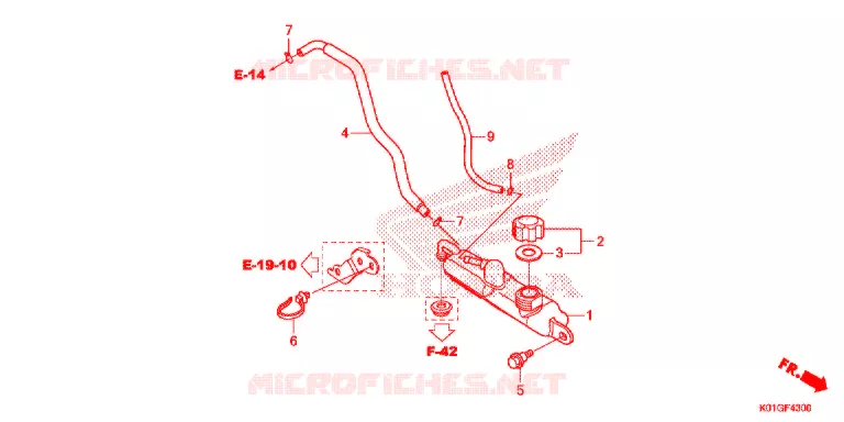 VASE D'EXPANSION Honda SCOOTER 125 SH 2016  SH125G