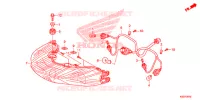 FEUX ARRIERE pour Honda SH 150 SPECIAL 2E de 2016