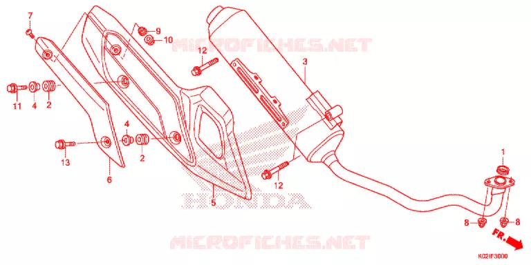SILENCIEUX D'ECHAPPEMENT Honda SCOOTER 150 SH 2016  SH150G