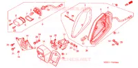 FEU ARRIERE pour Honda SHADOW VT 750 de 2007