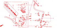 MAITRE CYLINDRE DE FREIN AVANT pour Honda SHADOW VT 750 AERO Hamamatsu factory de 2007