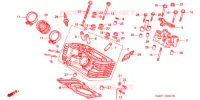 CULASSE (ARRIERE) pour Honda VT SHADOW 600 Hamamatsu factory de 1999