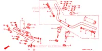 GUIDON   TE DE FOURCHE (2) pour Honda VT SHADOW 600 Kumamoto factory de 1999