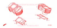 CYLINDRE pour Honda SHADOW VT 750 SPIRIT S de 2010
