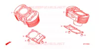 CYLINDRE pour Honda SHADOW VT 750 SPIRIT S de 2010