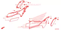 COUVERCLES LATERAUX pour Honda NC 750 INTEGRA S de 2016