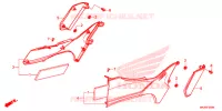 COUVERCLES LATERAUX pour Honda NC 750 INTEGRA de 2016