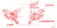 AUTOCOLLANTS pour Honda NC 750 X ABS DCT de 2016