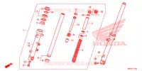 FOURCHE pour Honda NC 750 X ABS DCT de 2016