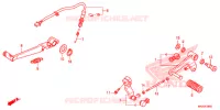 PEDALE pour Honda NC 750 X ABS DCT de 2016
