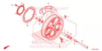 ROUE AVANT pour Honda NC 750 X ABS DCT de 2016