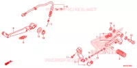 PEDALE pour Honda NC 750 X ABS DCT de 2016